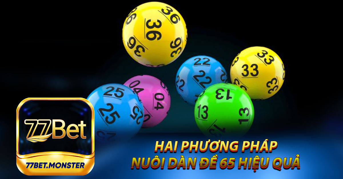 Hai phương pháp nuôi dàn đề 65 số hiệu quả dành cho người chơi mới